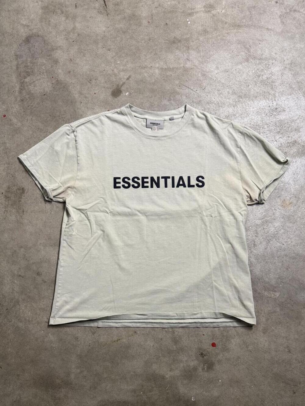 Fear of God Essentials Logo T-Shirt Sage Green